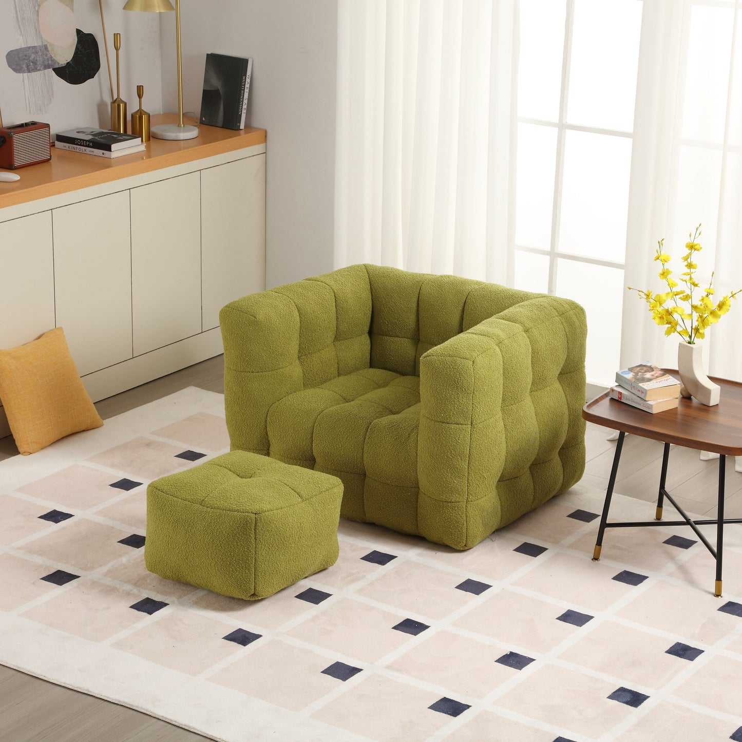 Coolmore Single Chair Comoda seduta, la seduta è morbida e confortevole, adatta per piccoli spazi del soggiorno. Divano singolo.