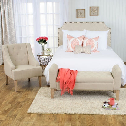 Panca contenitore imbottita Chugach Copper Grove Sand Dune