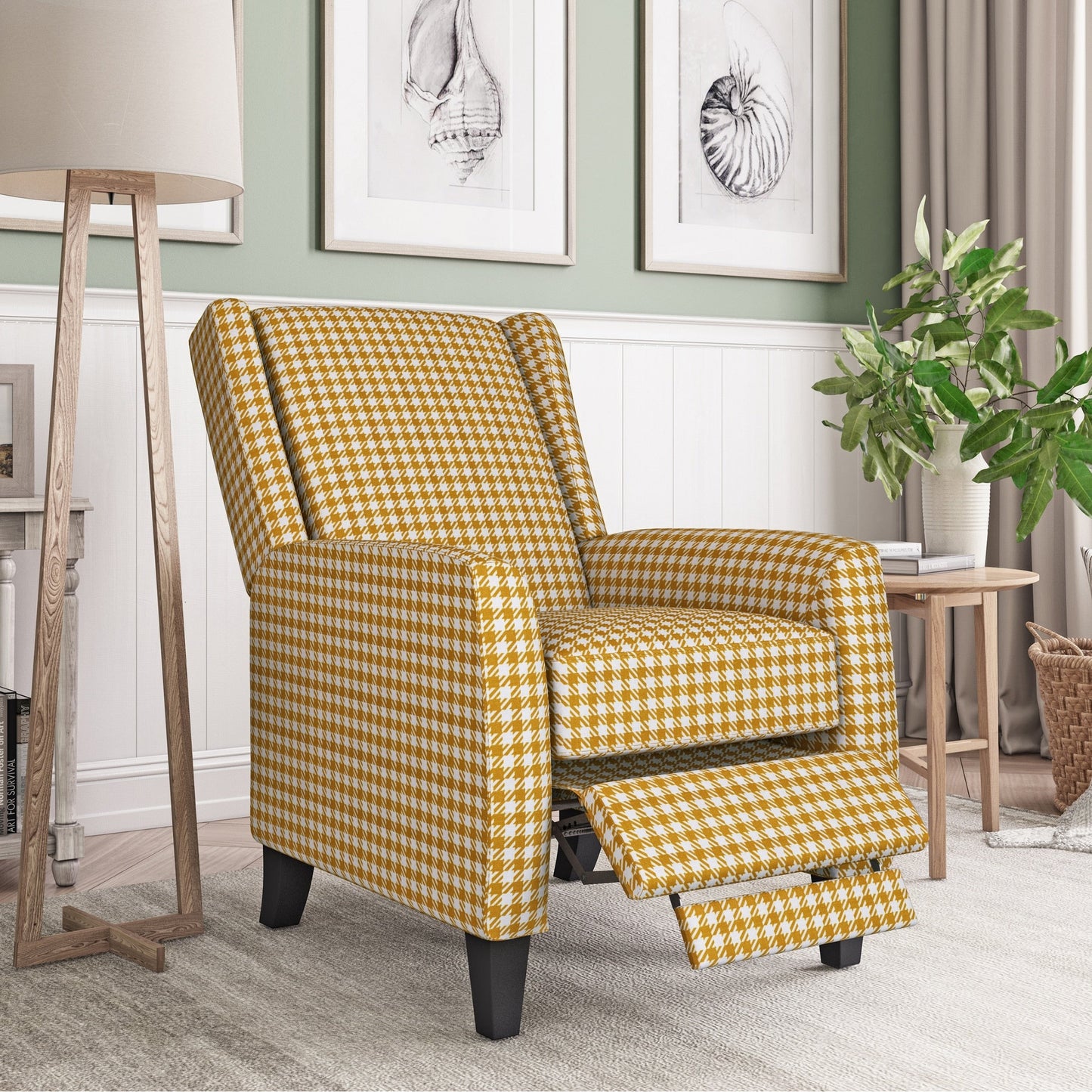 Poltrona reclinabile con schienale regolabile Copper Grove Cori