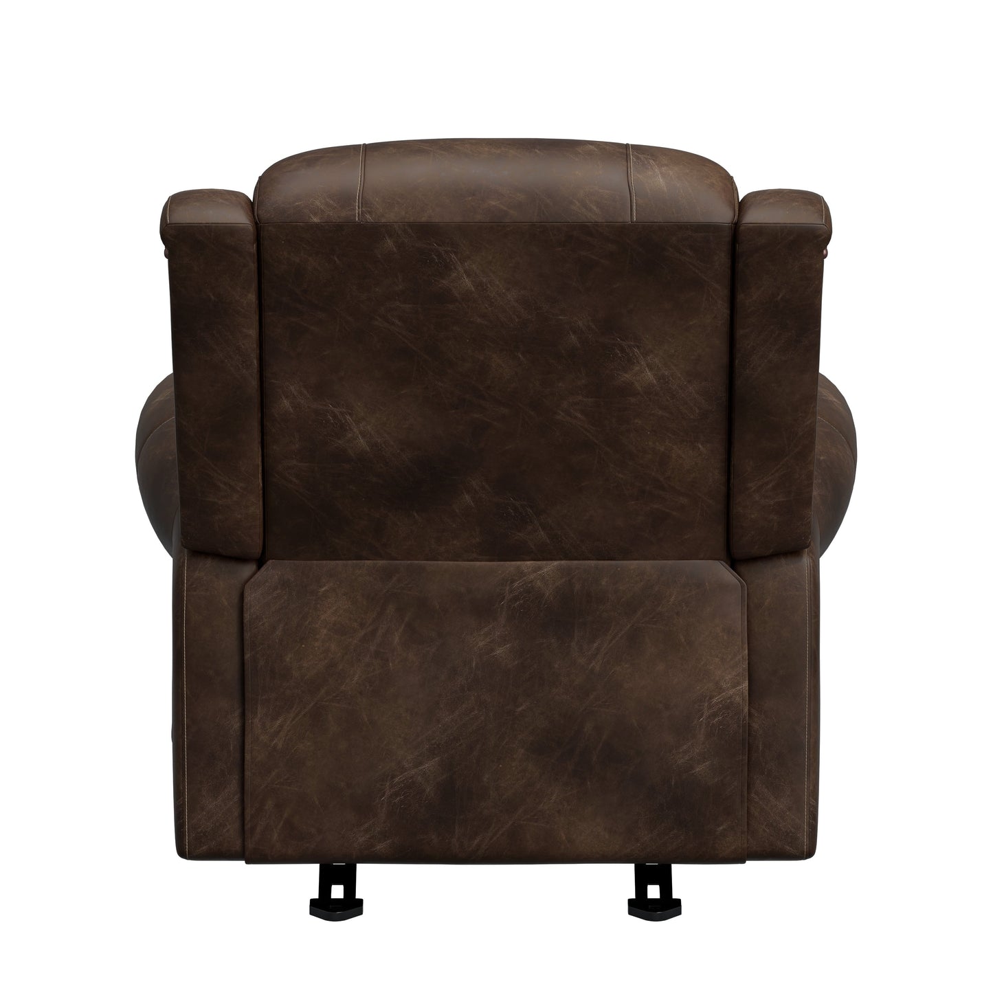 Poltrona reclinabile a dondolo con braccioli arrotolati extra large Copper Grove Dilsen