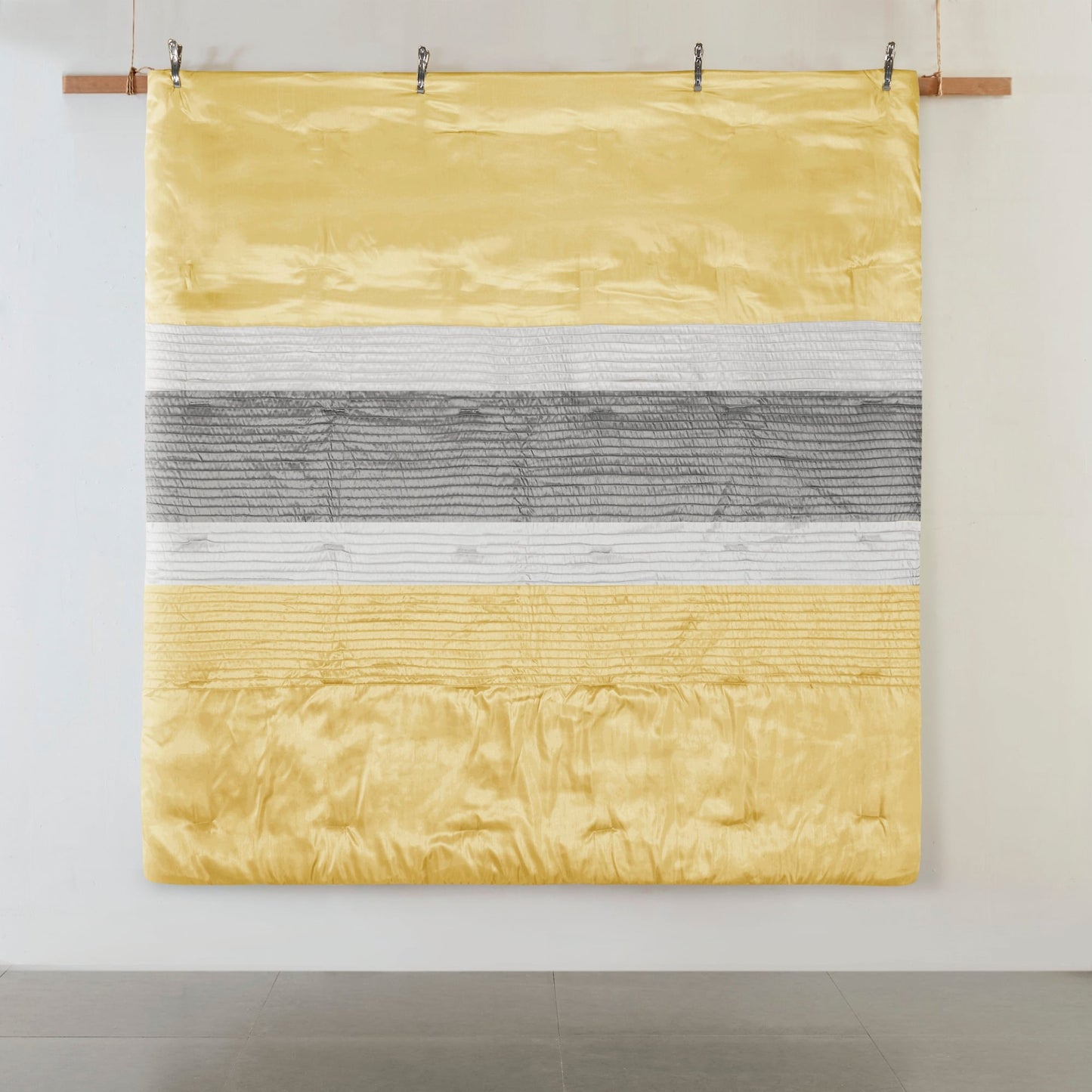 Set copripiumino Copper Grove Kiston Yellow da 7 pezzi