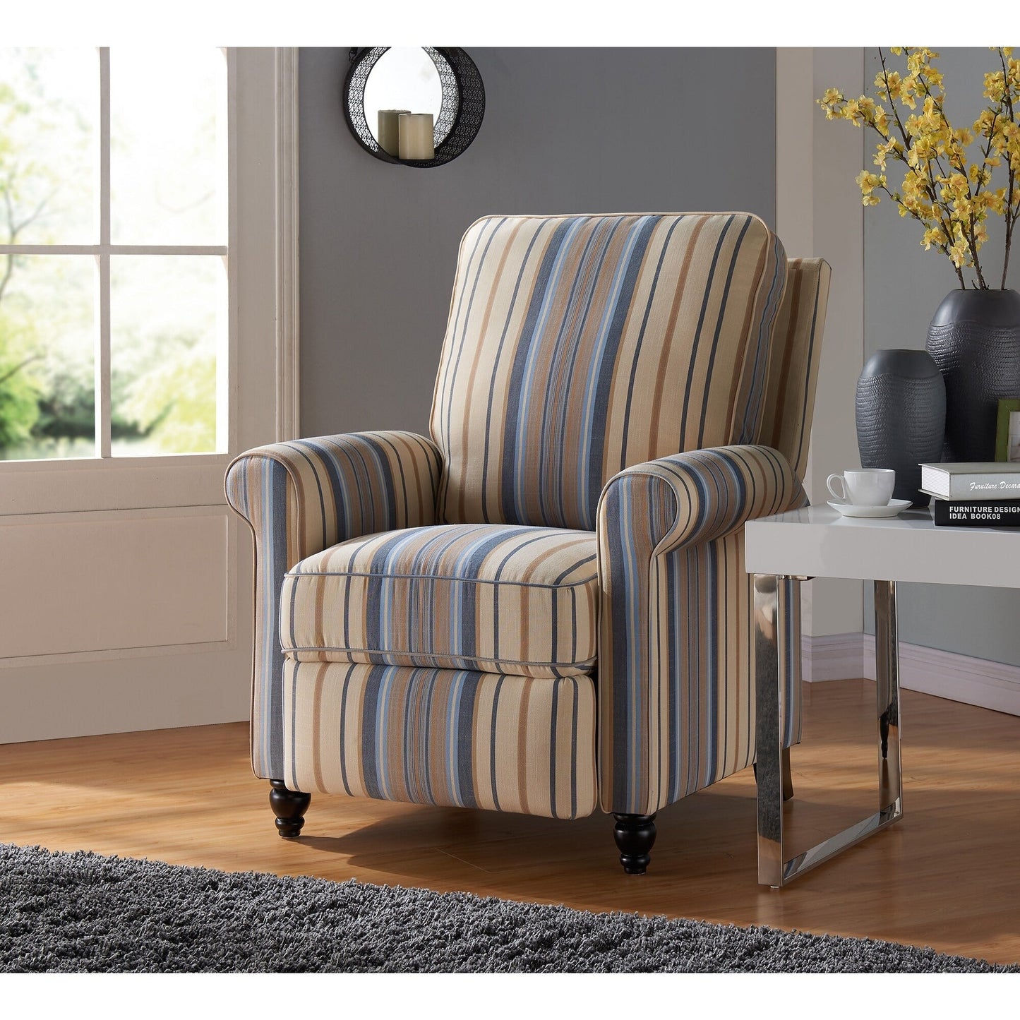 Poltrona reclinabile Copper Grove Lassen Blue