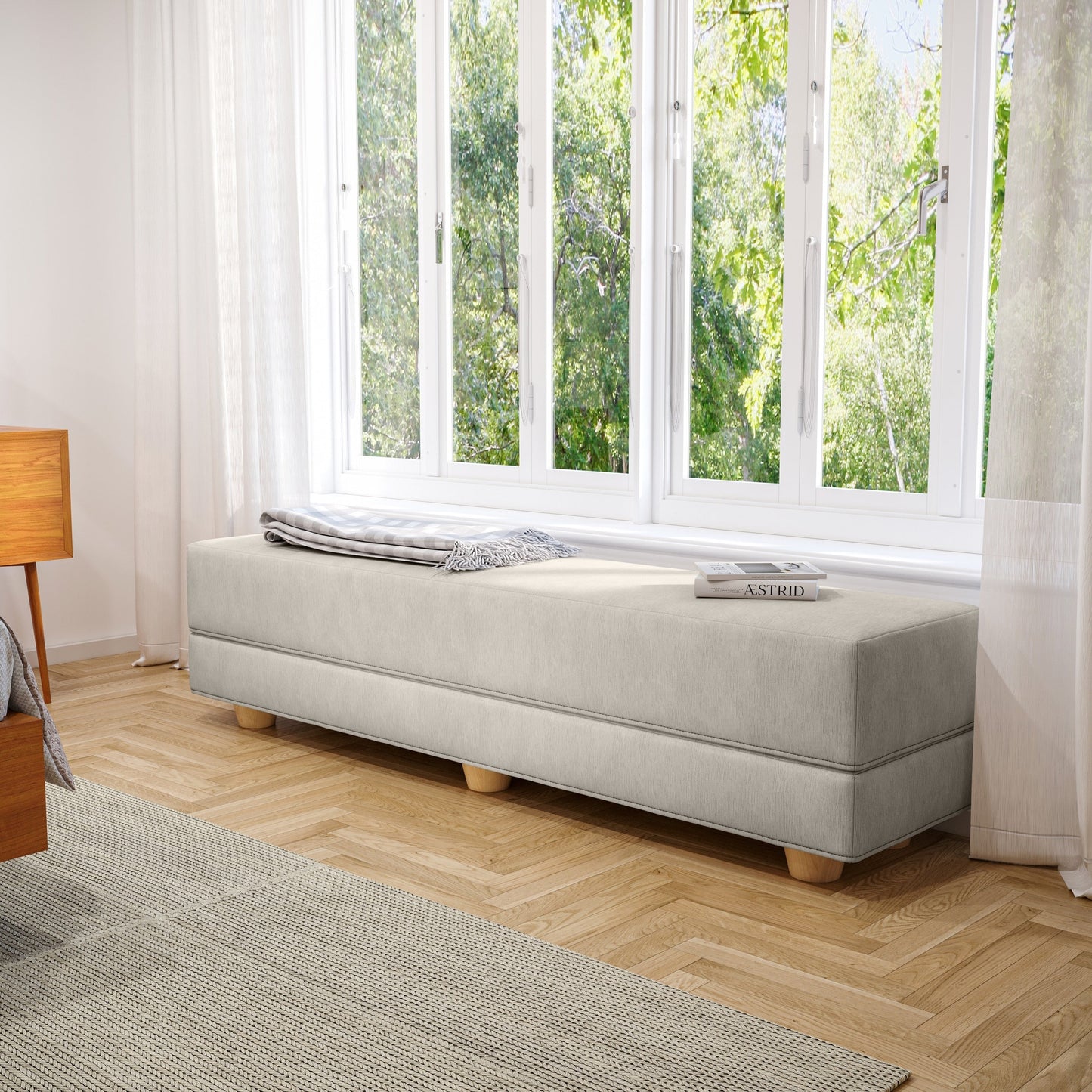 Panca letto trasformabile Jaxx Camden / Letto singolo pieghevole per gli ospiti