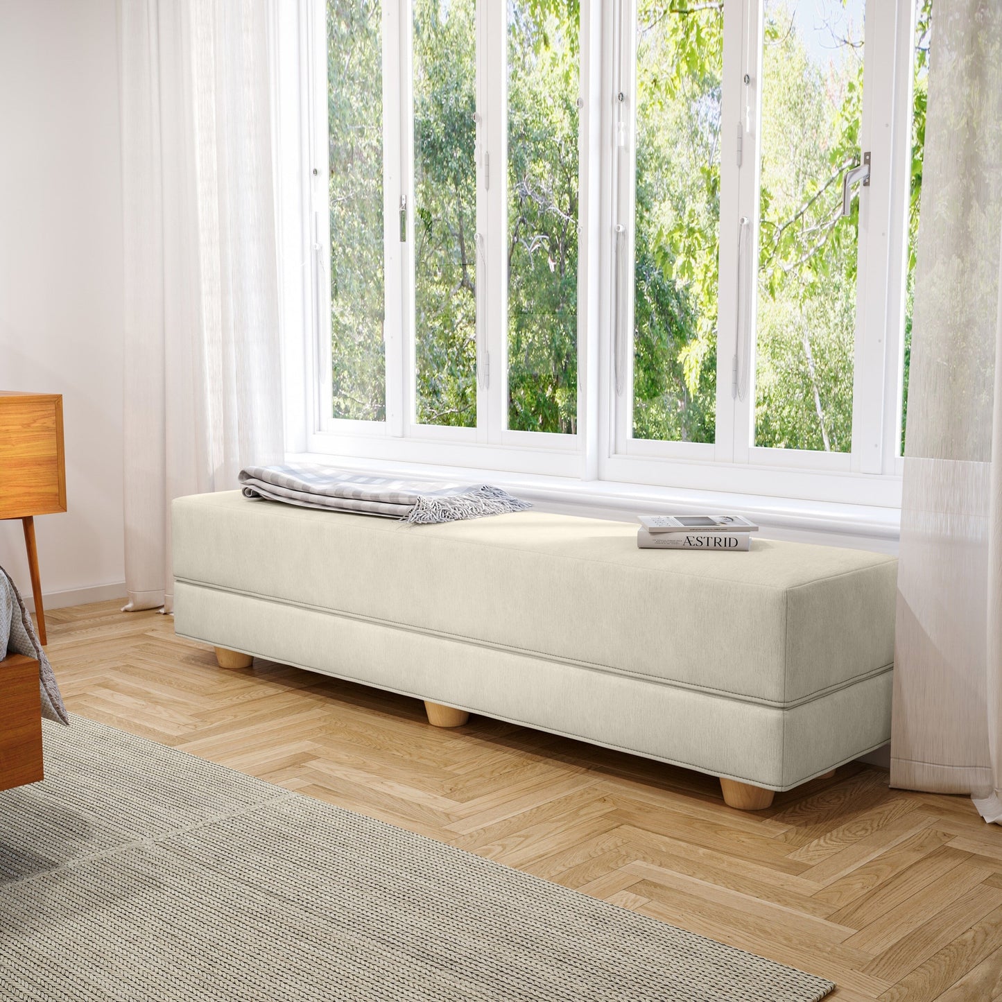 Panca letto trasformabile Jaxx Camden / Letto singolo pieghevole per gli ospiti