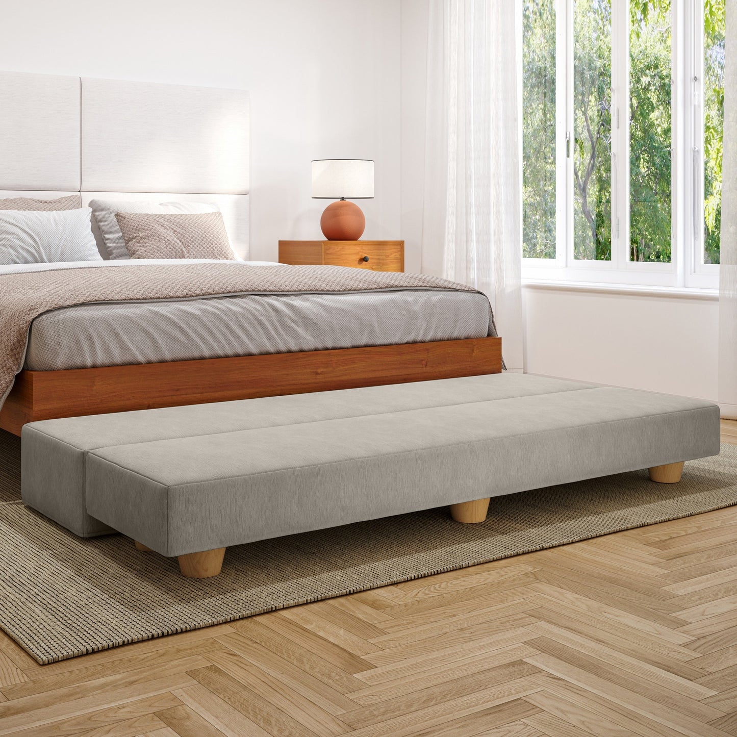 Panca letto trasformabile Jaxx Camden / Letto singolo pieghevole per gli ospiti