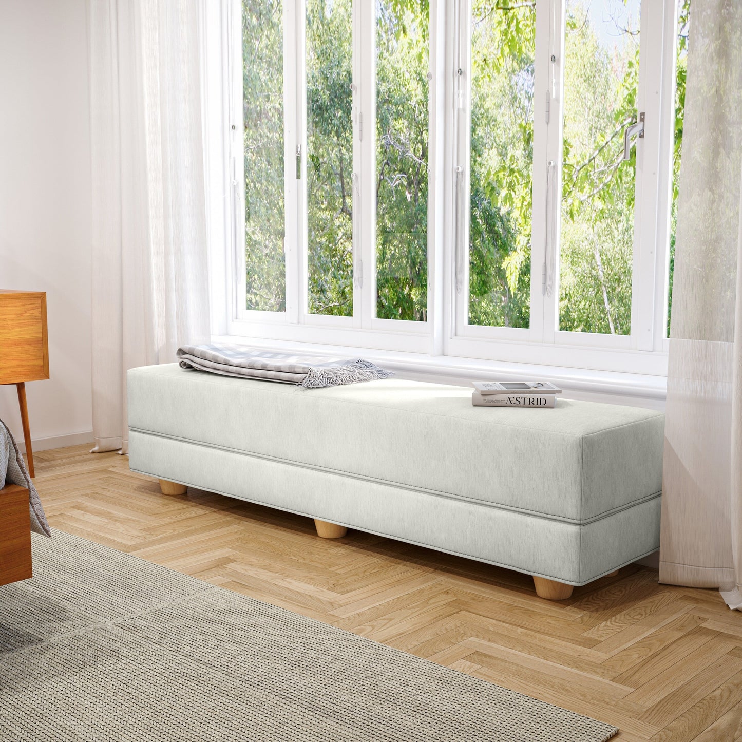 Panca letto trasformabile Jaxx Camden / Letto singolo pieghevole per gli ospiti