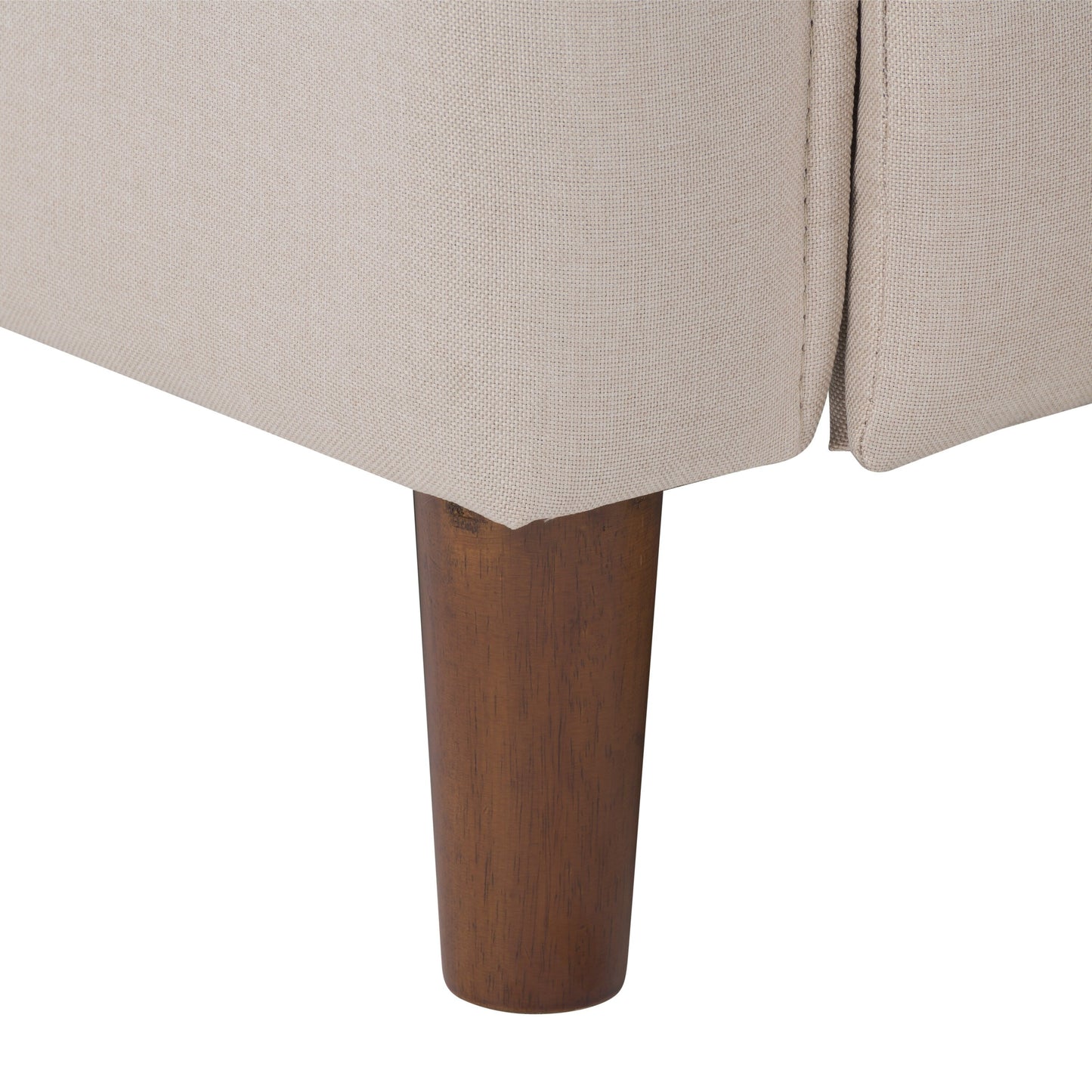 Poltrona reclinabile manuale con poggiapiedi e gambe alte