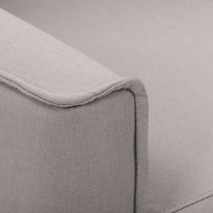 Poltrona reclinabile manuale con poggiapiedi e gambe alte