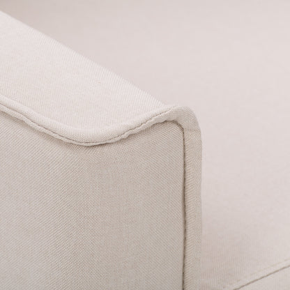 Poltrona reclinabile manuale con poggiapiedi e gambe alte