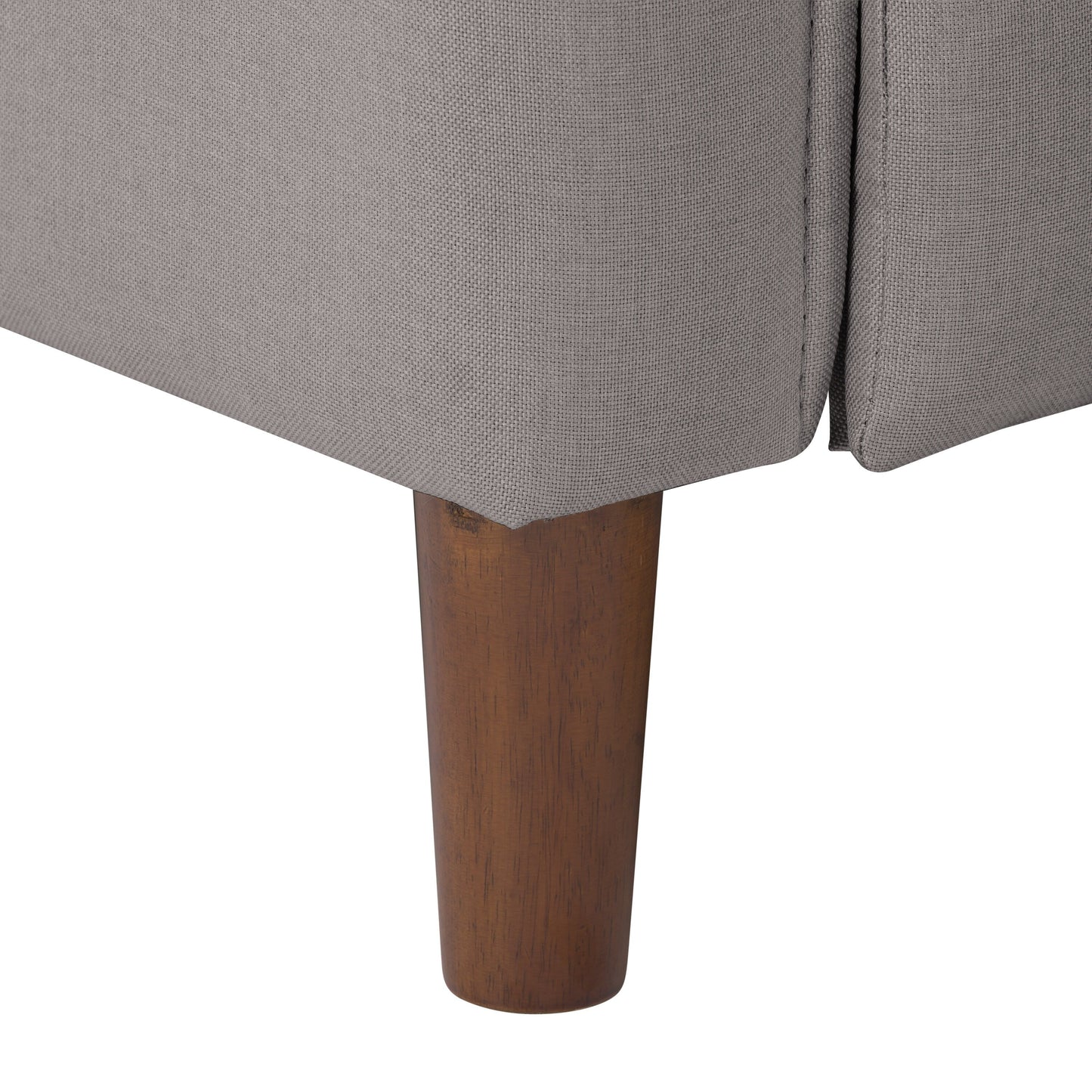 Poltrona reclinabile manuale con poggiapiedi e gambe alte