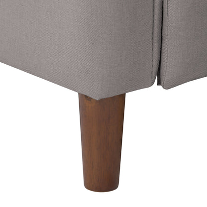 Poltrona reclinabile manuale con poggiapiedi e gambe alte