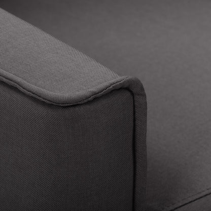 Poltrona reclinabile manuale con poggiapiedi e gambe alte