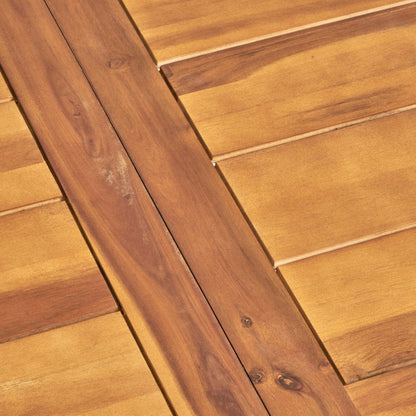 Set da pranzo da esterno Cordella Wood da 7 pezzi di Christopher Knight Home