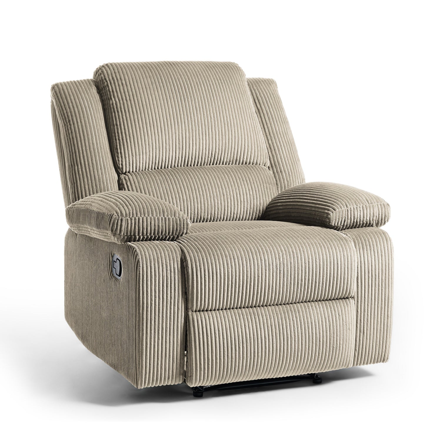 Poltrona reclinabile regolabile in velluto a coste per soggiorno