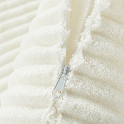 Divano letto matrimoniale in velluto a coste con 2 cuscini