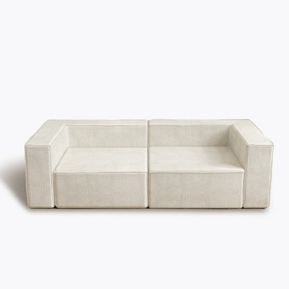 Divani a compressione comodi in velluto a coste