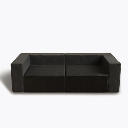 Divani a compressione comodi in velluto a coste