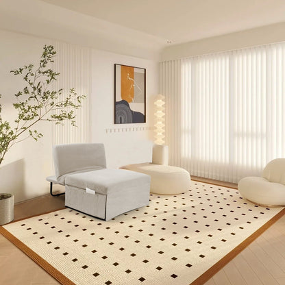 Divano letto singolo in velluto a coste con schienale reclinabile