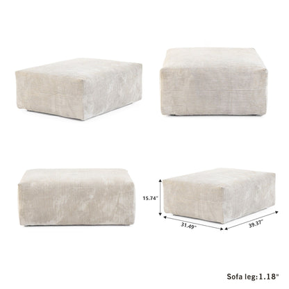 Divano in velluto a coste