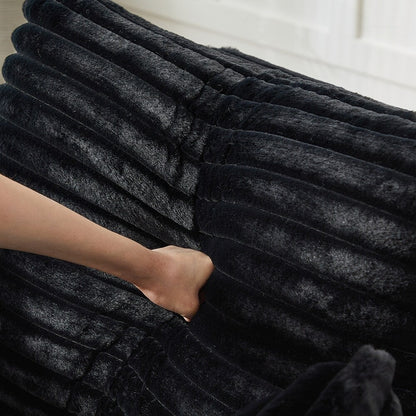 Divano singolo in velluto a coste e spugna, non richiede montaggio