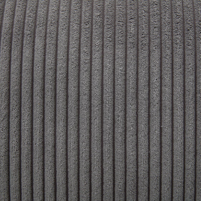 Divano a 3 posti rivestito in velluto a coste con cuscini rimovibili