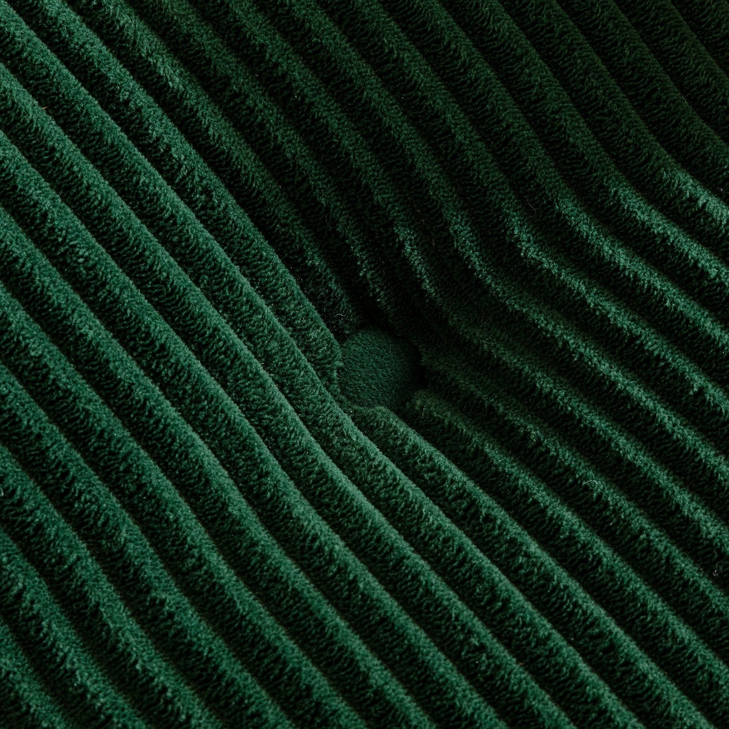 Divano imbottito in memory foam con pouf imbottito in velluto a coste - 48,4Lx67,7Wx24,4H