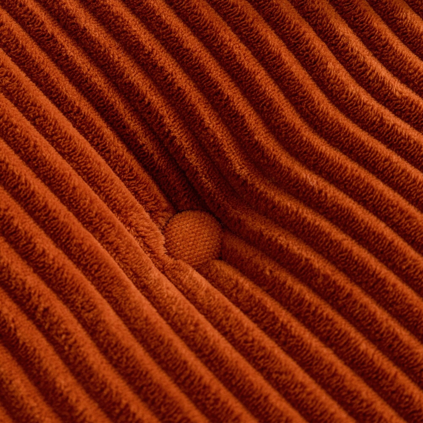 Divano imbottito in memory foam con pouf imbottito in velluto a coste - 48,4Lx67,7Wx24,4H