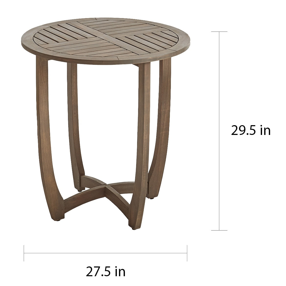 Set da bistrot in legno da esterno Coronado da 3 pezzi di Christopher Knight Home - N/D