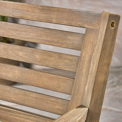 Set da bistrot in legno da esterno Coronado da 3 pezzi di Christopher Knight Home - N/D