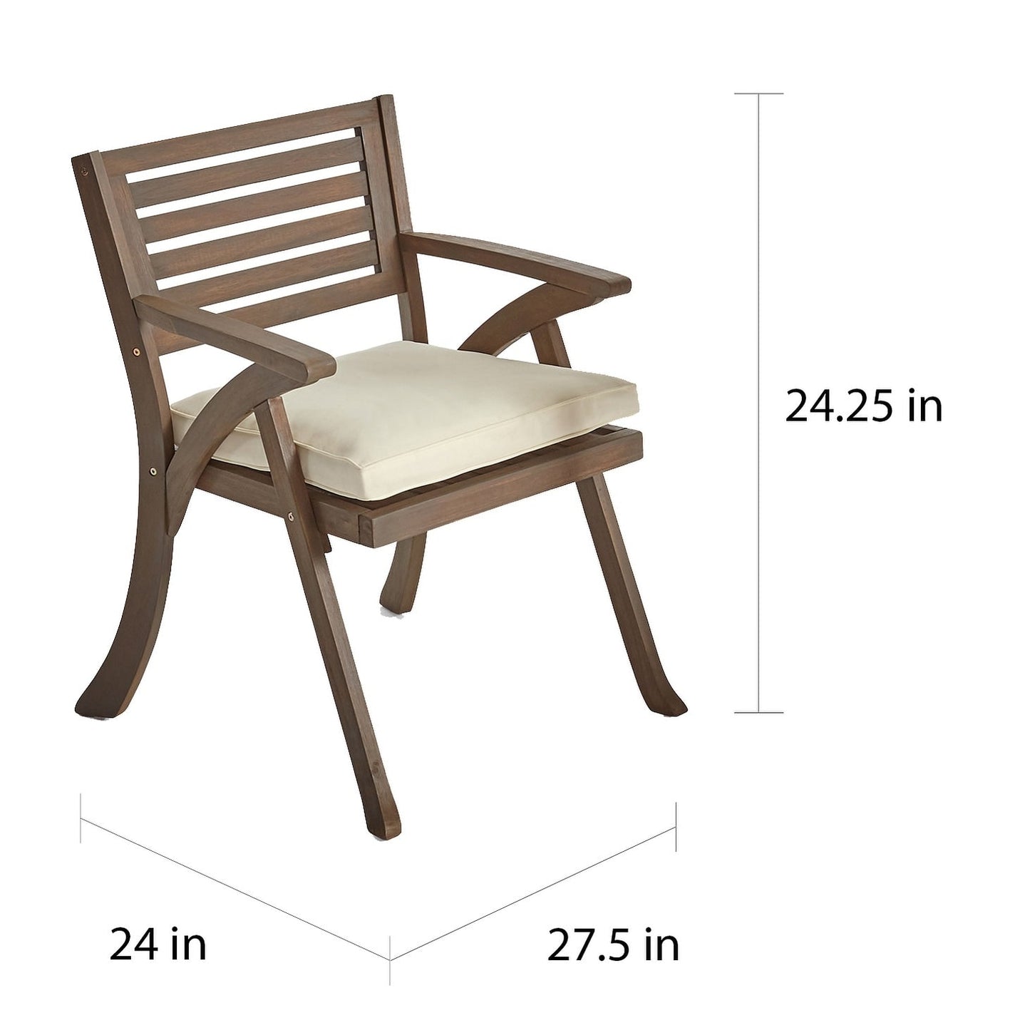 Set da bistrot in legno da esterno Coronado da 3 pezzi di Christopher Knight Home - N/D