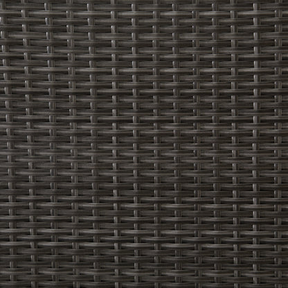 Set da pranzo per esterni in vimini e alluminio Corvus Martinka da 7 pezzi