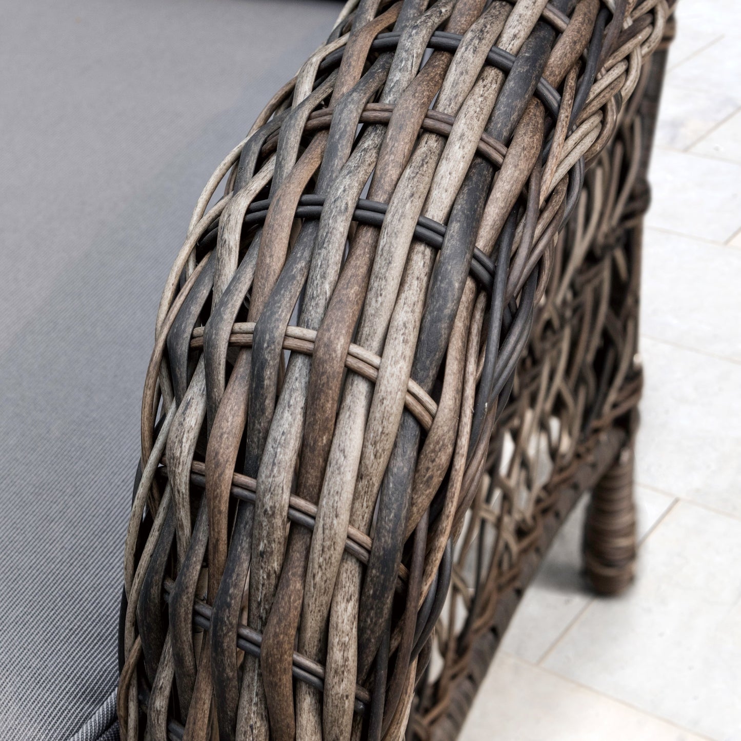 Set da giardino in vimini Corvus Padova da 4 pezzi