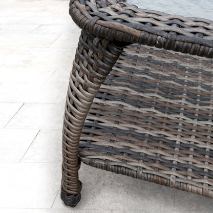 Set da giardino in vimini Corvus Padova da 4 pezzi