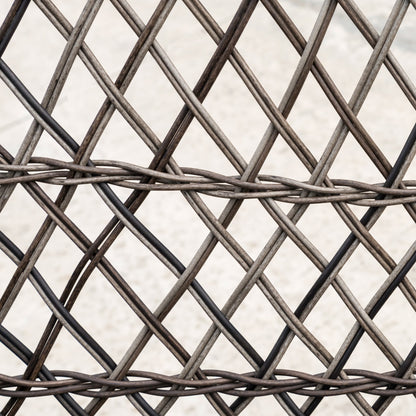 Set da giardino in vimini Corvus Padova da 4 pezzi