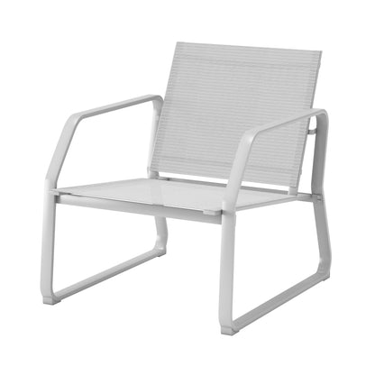 Set da conversazione in tessuto Corvus Yorkdale da 4 pezzi per esterni