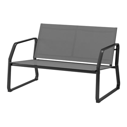 Set da conversazione in tessuto Corvus Yorkdale da 4 pezzi per esterni