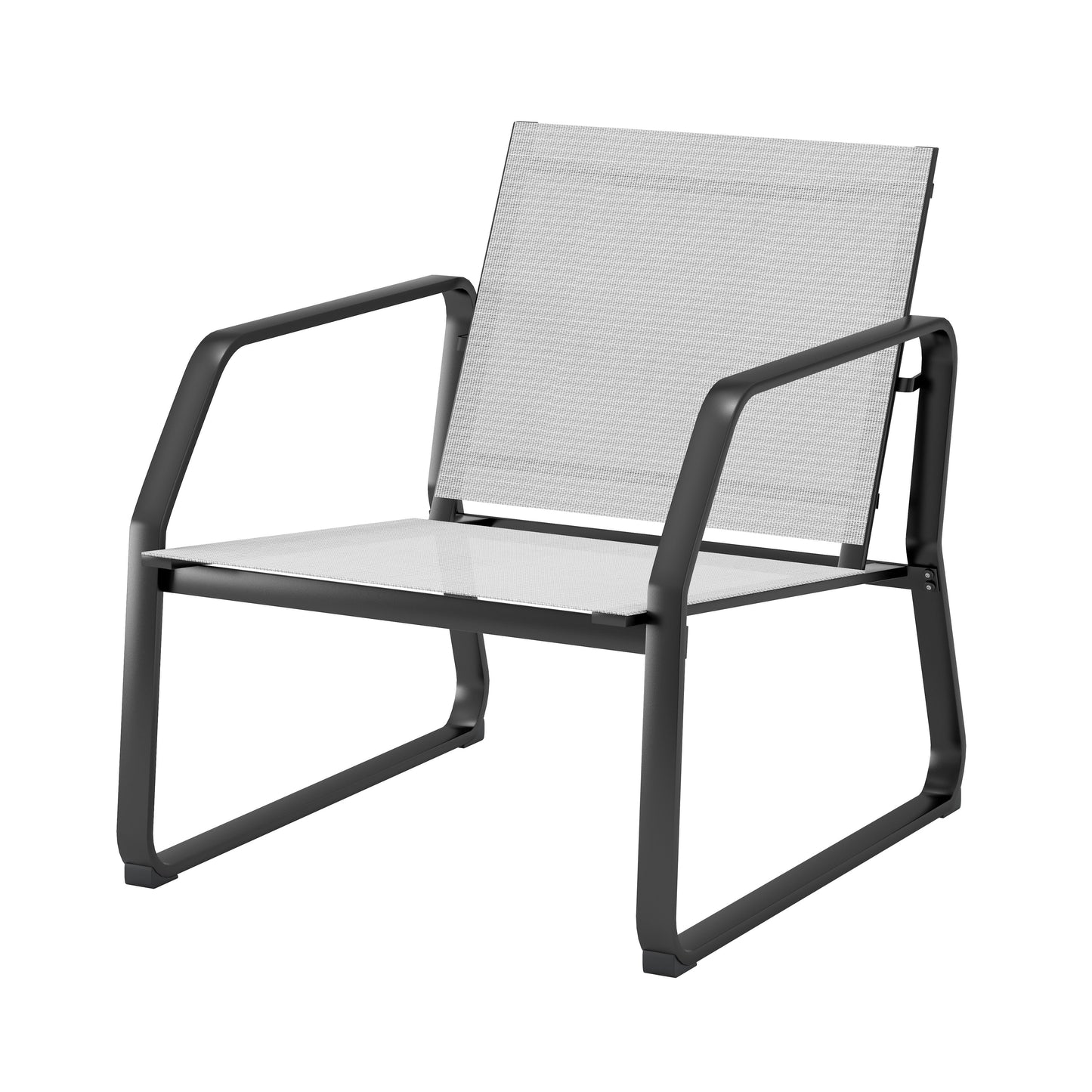 Set da conversazione in tessuto Corvus Yorkdale da 4 pezzi per esterni