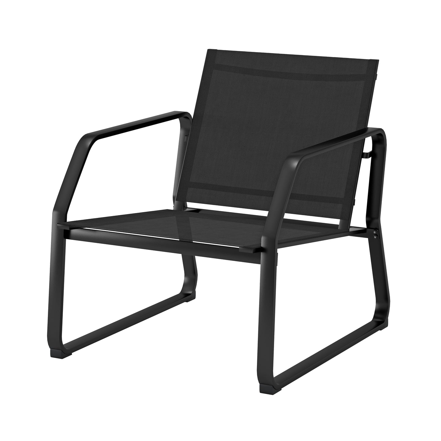 Set da conversazione in tessuto Corvus Yorkdale da 4 pezzi per esterni