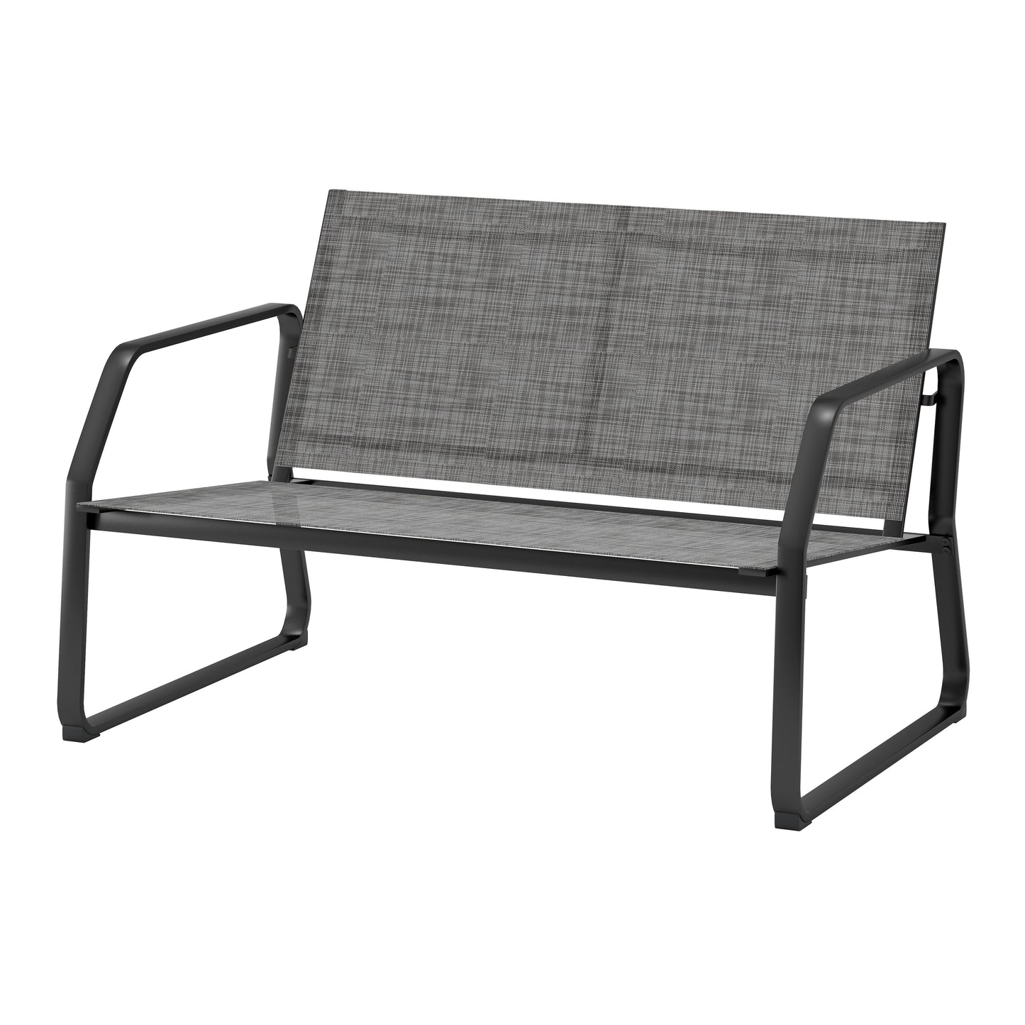 Set da conversazione in tessuto Corvus Yorkdale da 4 pezzi per esterni