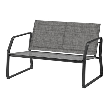 Set da conversazione in tessuto Corvus Yorkdale da 4 pezzi per esterni