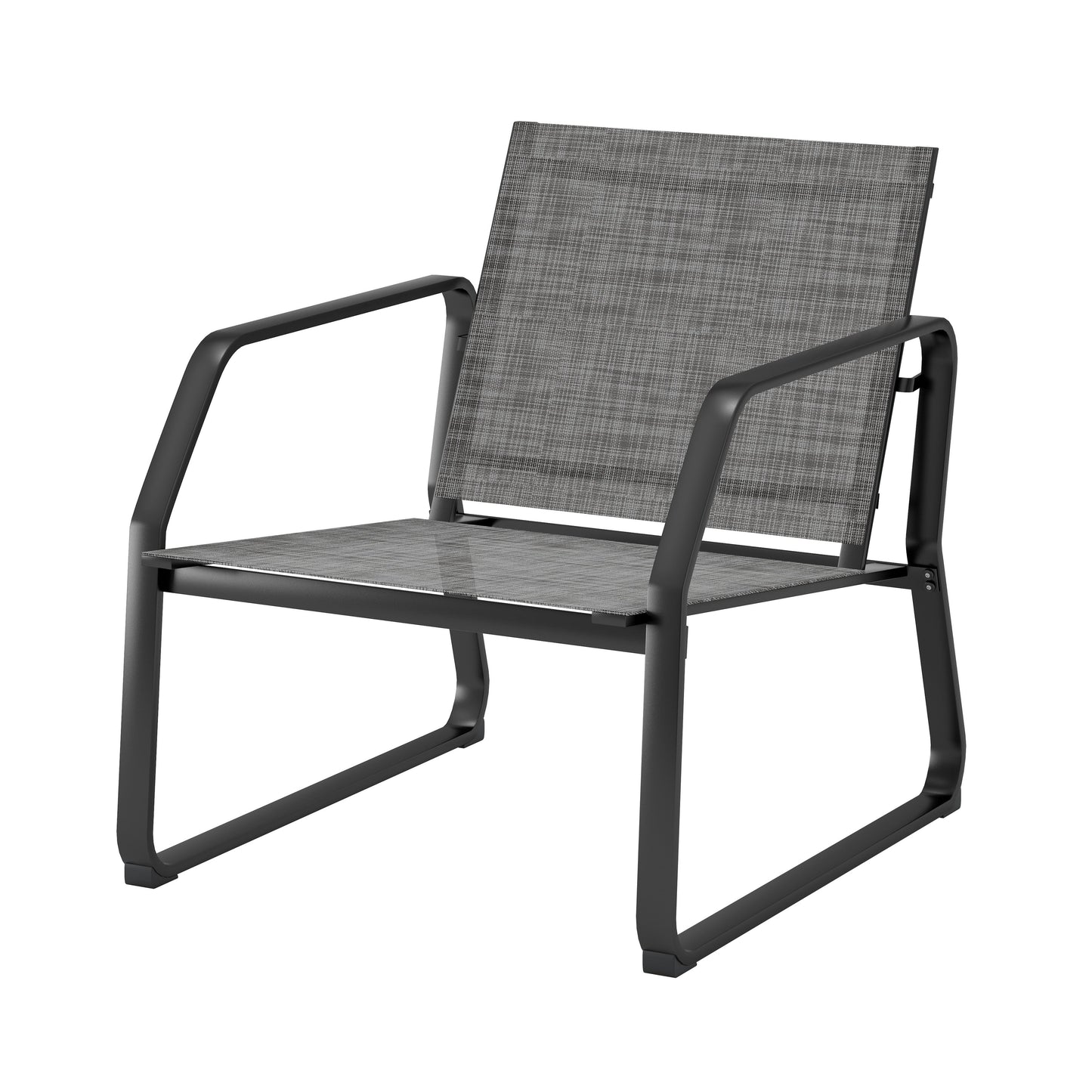 Set da conversazione in tessuto Corvus Yorkdale da 4 pezzi per esterni