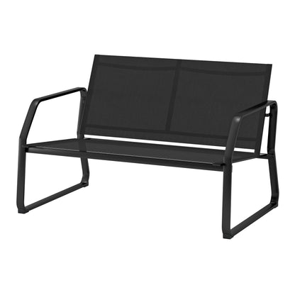 Set da conversazione in tessuto Corvus Yorkdale da 4 pezzi per esterni