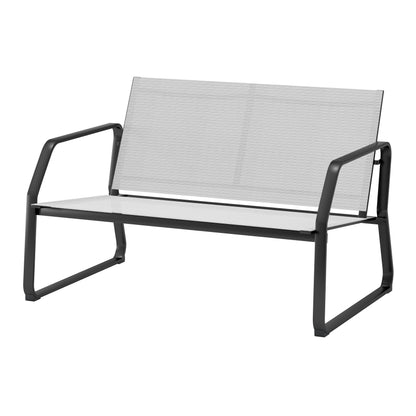 Set da conversazione in tessuto Corvus Yorkdale da 4 pezzi per esterni