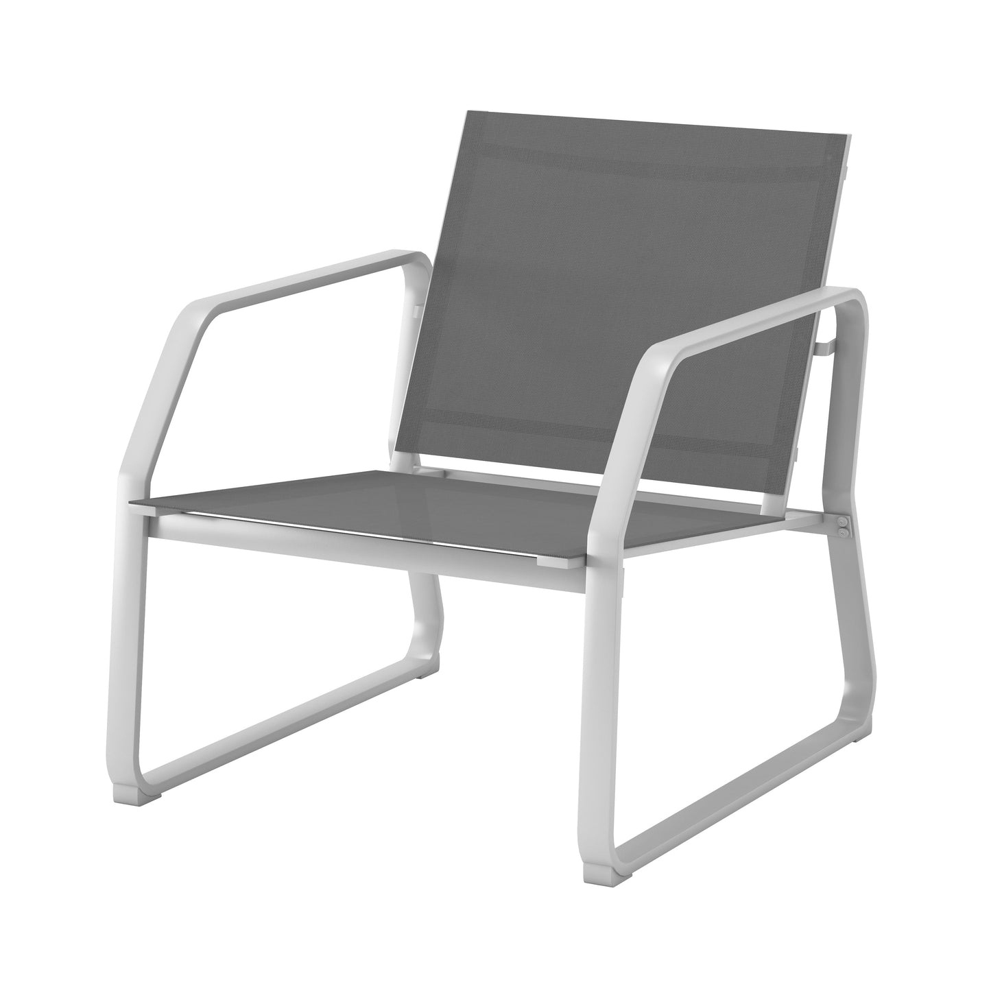 Set da conversazione in tessuto Corvus Yorkdale da 4 pezzi per esterni