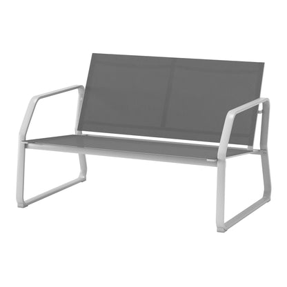 Set da conversazione in tessuto Corvus Yorkdale da 4 pezzi per esterni