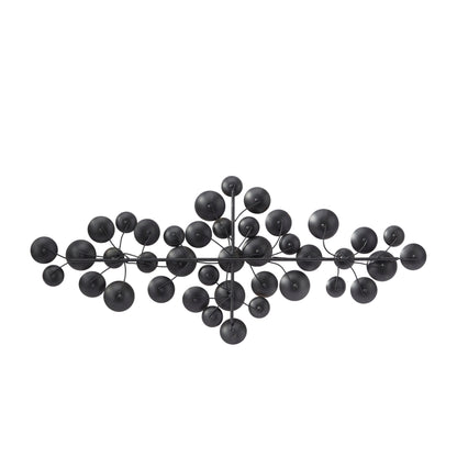 Decorazione da parete in metallo dorato CosmoLiving by Cosmopolitan con motivo strutturato