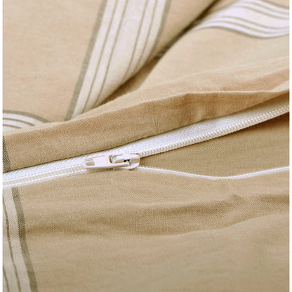 Set copripiumino in cotone a quadri con motivo a quadri, 3 pezzi