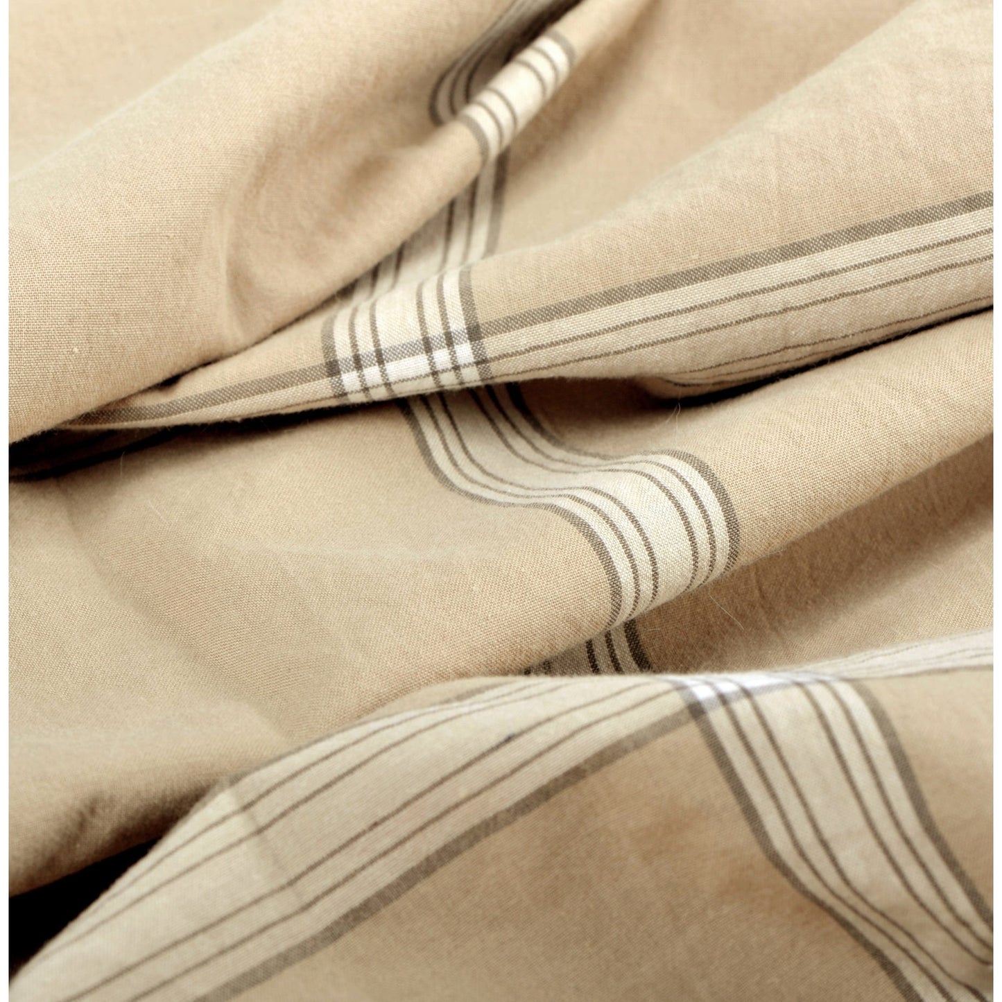 Set copripiumino in cotone a quadri con motivo a quadri, 3 pezzi