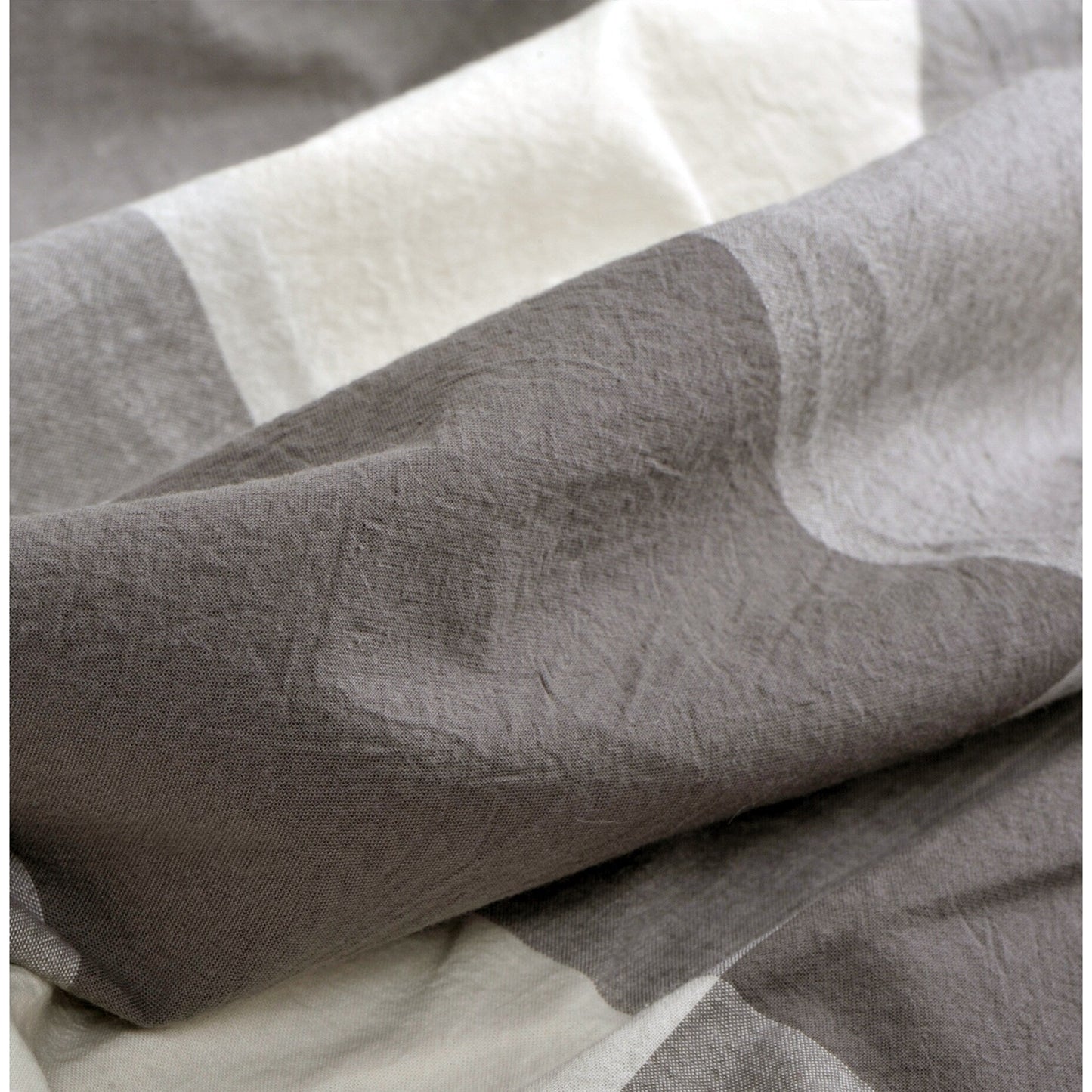 Set copripiumino in cotone a quadri con motivo a quadri, 3 pezzi