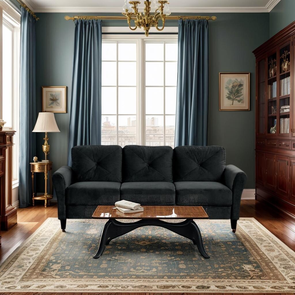 Divani e divani componibili comodi per soggiorno, camera da letto, ufficio, piccoli spazi, 3 posti